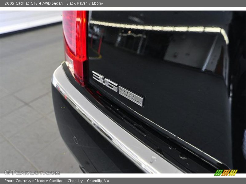 Black Raven / Ebony 2009 Cadillac CTS 4 AWD Sedan