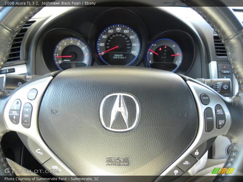 Nighthawk Black Pearl / Ebony 2008 Acura TL 3.2