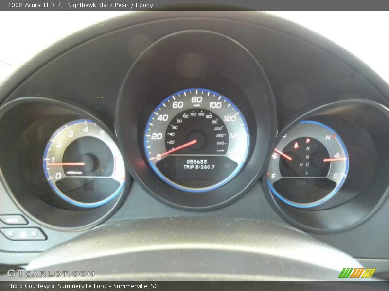 Nighthawk Black Pearl / Ebony 2008 Acura TL 3.2