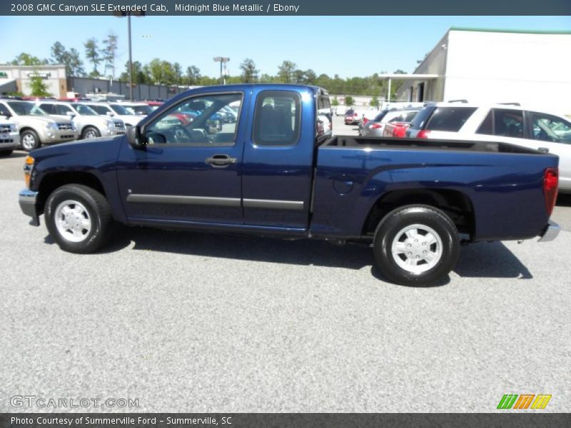  2008 Canyon SLE Extended Cab Midnight Blue Metallic