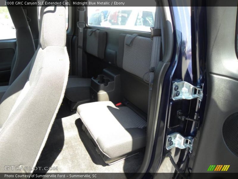 Midnight Blue Metallic / Ebony 2008 GMC Canyon SLE Extended Cab