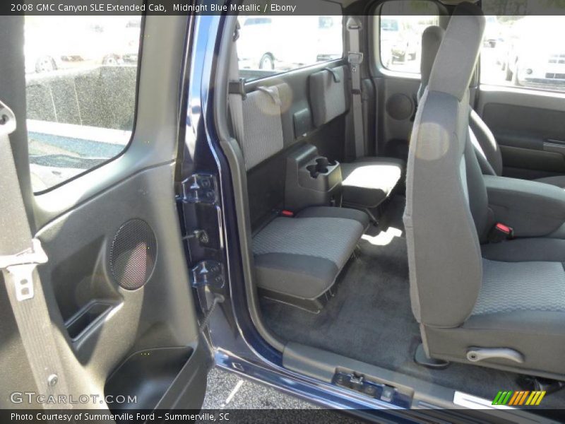 Midnight Blue Metallic / Ebony 2008 GMC Canyon SLE Extended Cab