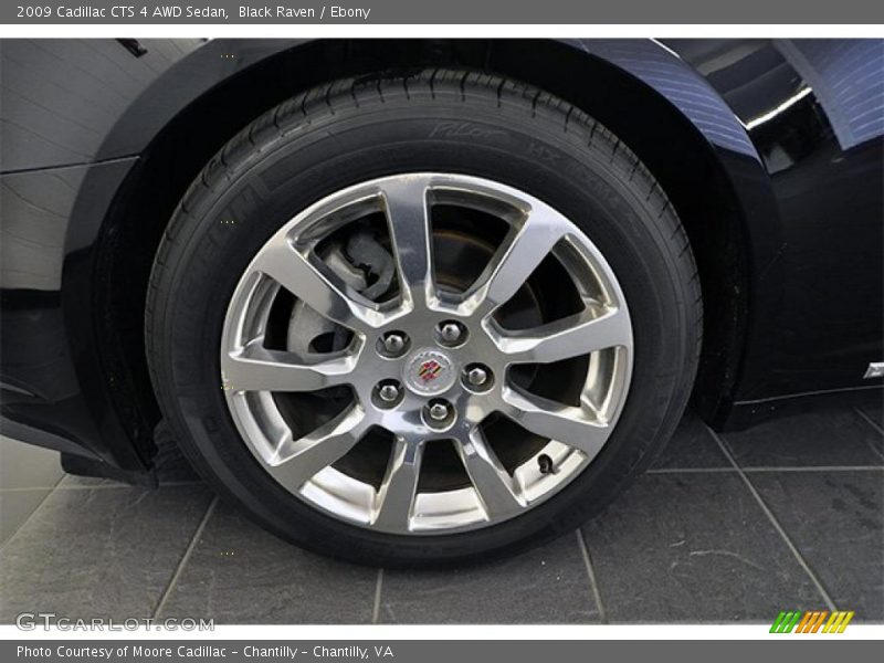 Black Raven / Ebony 2009 Cadillac CTS 4 AWD Sedan
