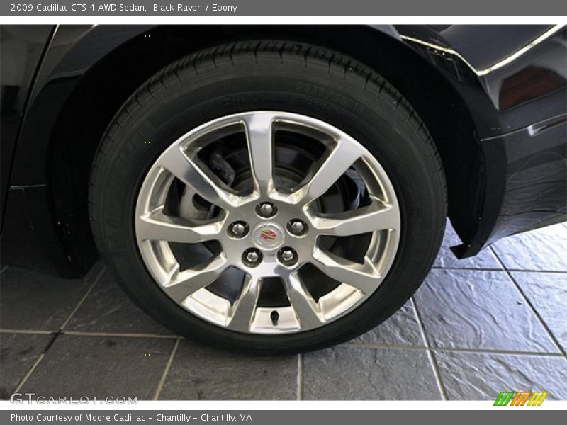 Black Raven / Ebony 2009 Cadillac CTS 4 AWD Sedan