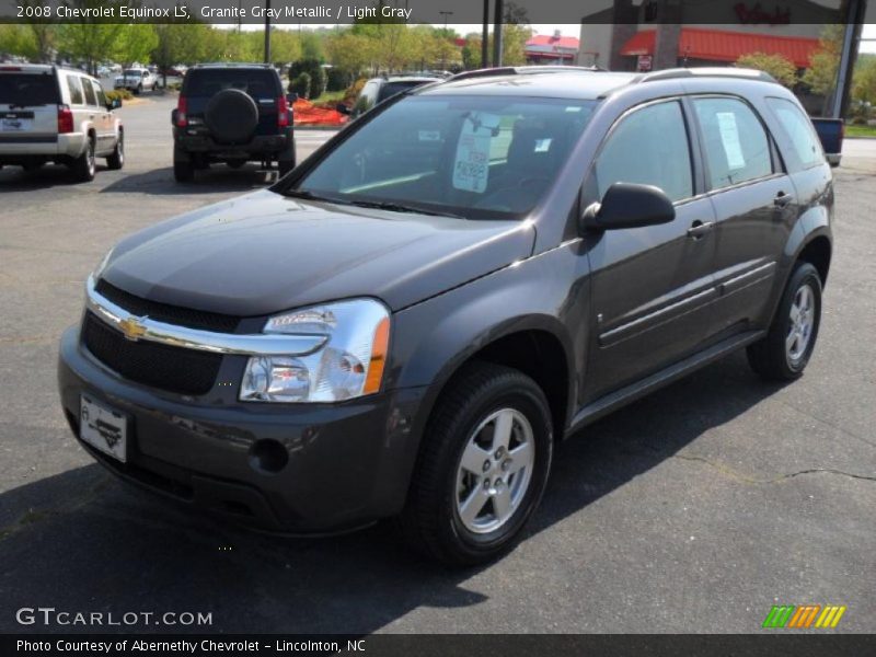 Granite Gray Metallic / Light Gray 2008 Chevrolet Equinox LS