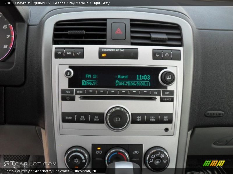 Granite Gray Metallic / Light Gray 2008 Chevrolet Equinox LS