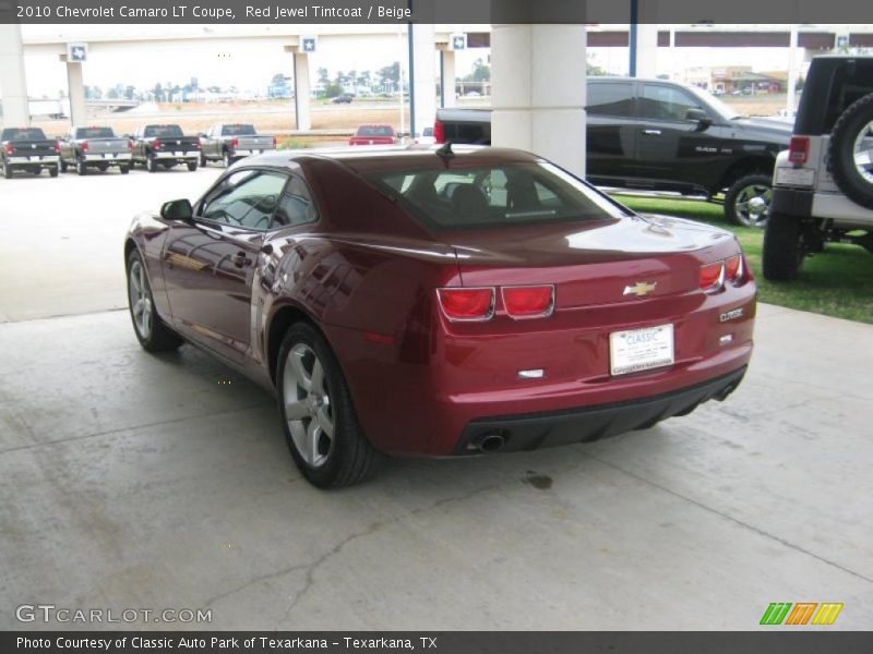 Red Jewel Tintcoat / Beige 2010 Chevrolet Camaro LT Coupe