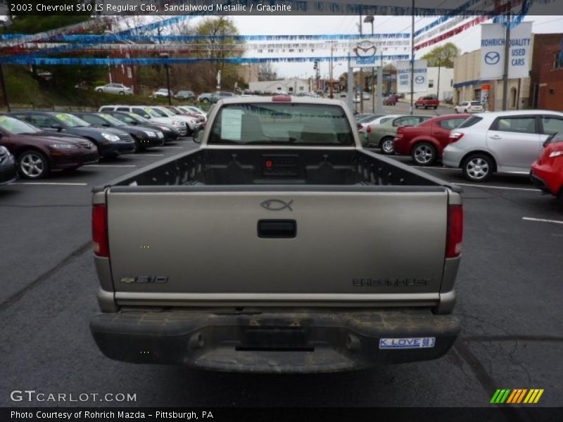 Sandalwood Metallic / Graphite 2003 Chevrolet S10 LS Regular Cab