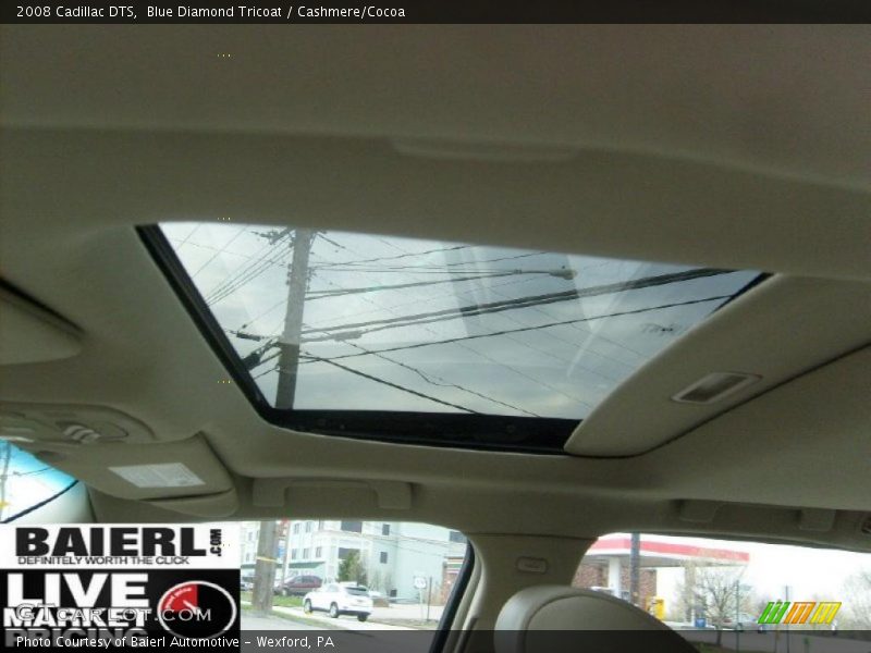 Blue Diamond Tricoat / Cashmere/Cocoa 2008 Cadillac DTS