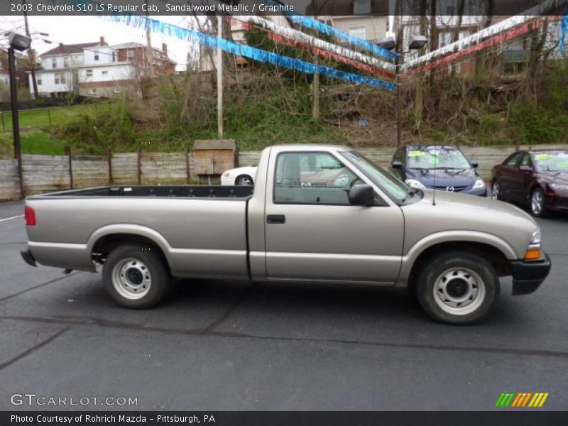  2003 S10 LS Regular Cab Sandalwood Metallic