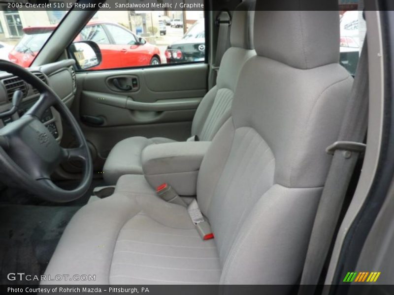 Sandalwood Metallic / Graphite 2003 Chevrolet S10 LS Regular Cab
