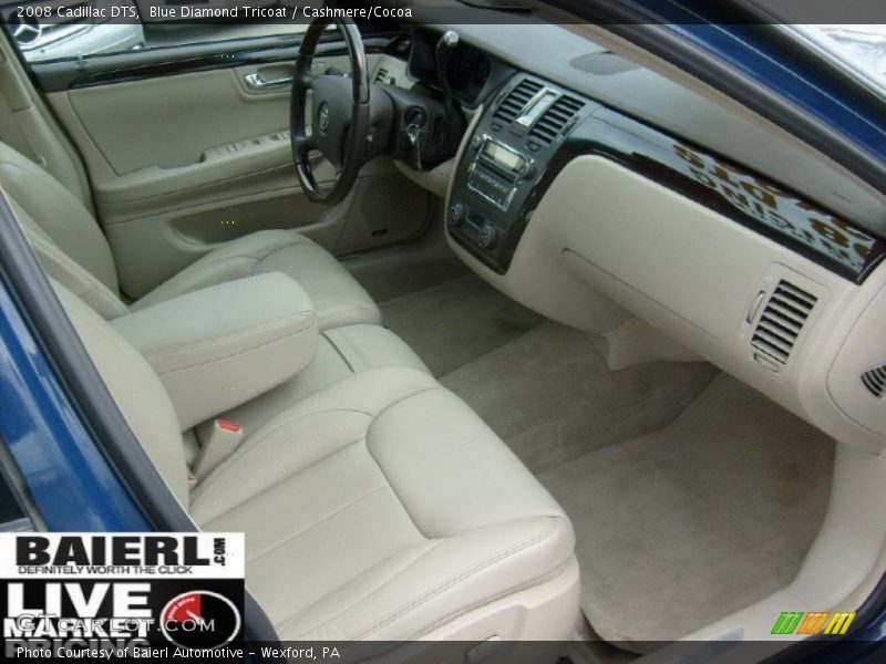 Blue Diamond Tricoat / Cashmere/Cocoa 2008 Cadillac DTS