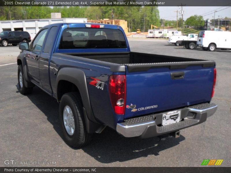  2005 Colorado Z71 Extended Cab 4x4 Superior Blue Metallic