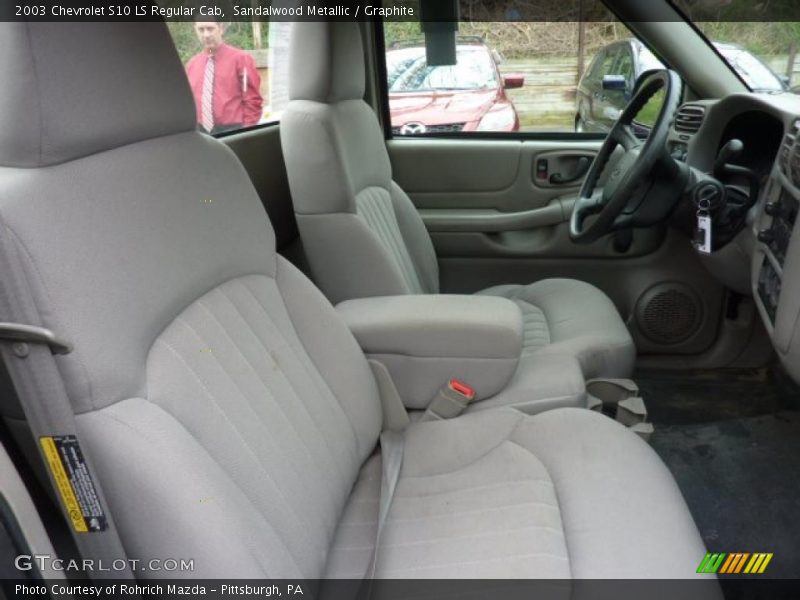 Sandalwood Metallic / Graphite 2003 Chevrolet S10 LS Regular Cab