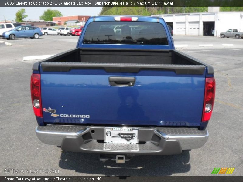 Superior Blue Metallic / Medium Dark Pewter 2005 Chevrolet Colorado Z71 Extended Cab 4x4