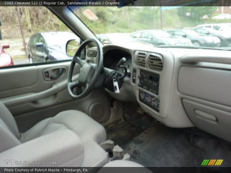 Sandalwood Metallic / Graphite 2003 Chevrolet S10 LS Regular Cab