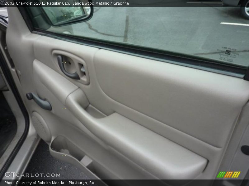 Sandalwood Metallic / Graphite 2003 Chevrolet S10 LS Regular Cab