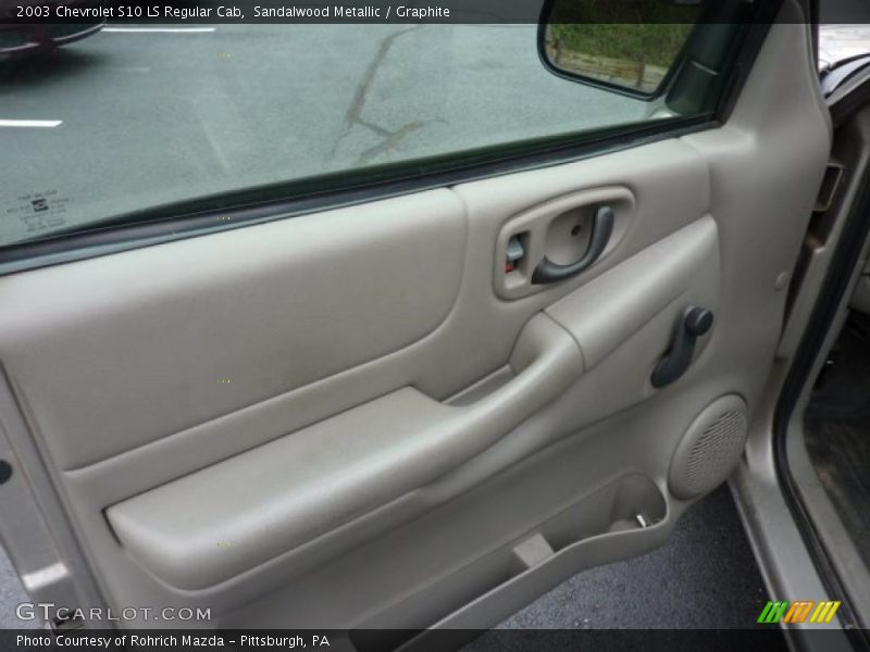 Sandalwood Metallic / Graphite 2003 Chevrolet S10 LS Regular Cab