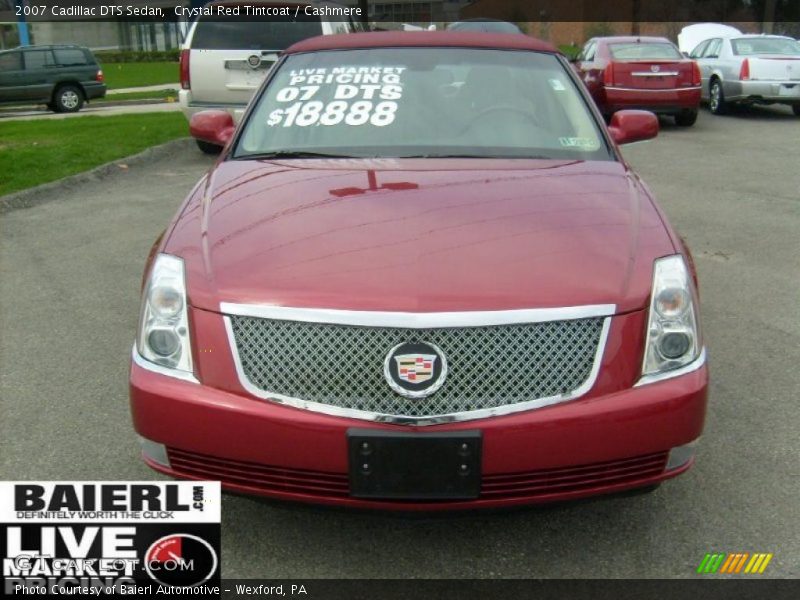 Crystal Red Tintcoat / Cashmere 2007 Cadillac DTS Sedan