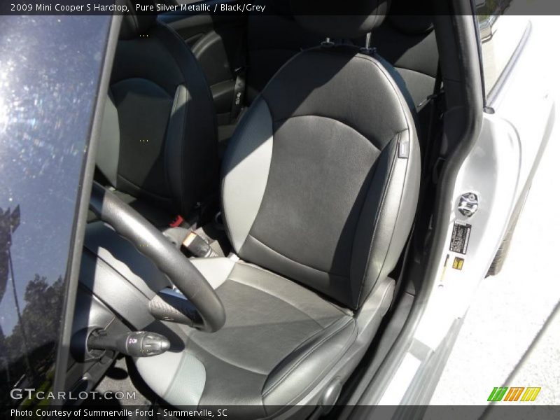 Pure Silver Metallic / Black/Grey 2009 Mini Cooper S Hardtop
