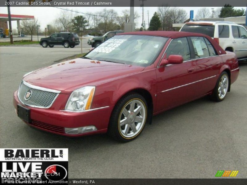 Crystal Red Tintcoat / Cashmere 2007 Cadillac DTS Sedan