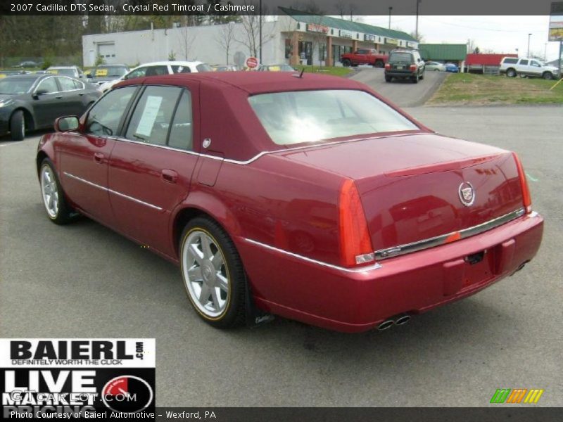 Crystal Red Tintcoat / Cashmere 2007 Cadillac DTS Sedan