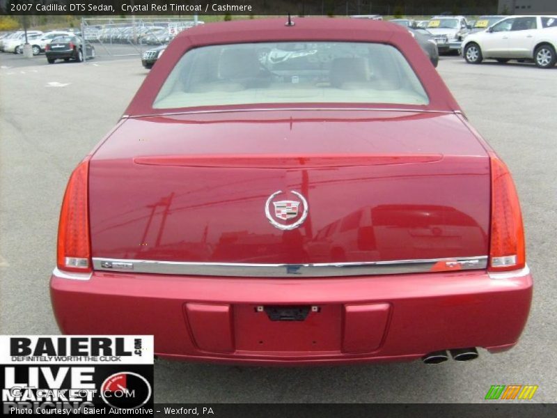 Crystal Red Tintcoat / Cashmere 2007 Cadillac DTS Sedan
