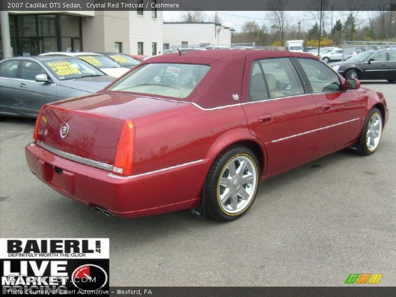Crystal Red Tintcoat / Cashmere 2007 Cadillac DTS Sedan