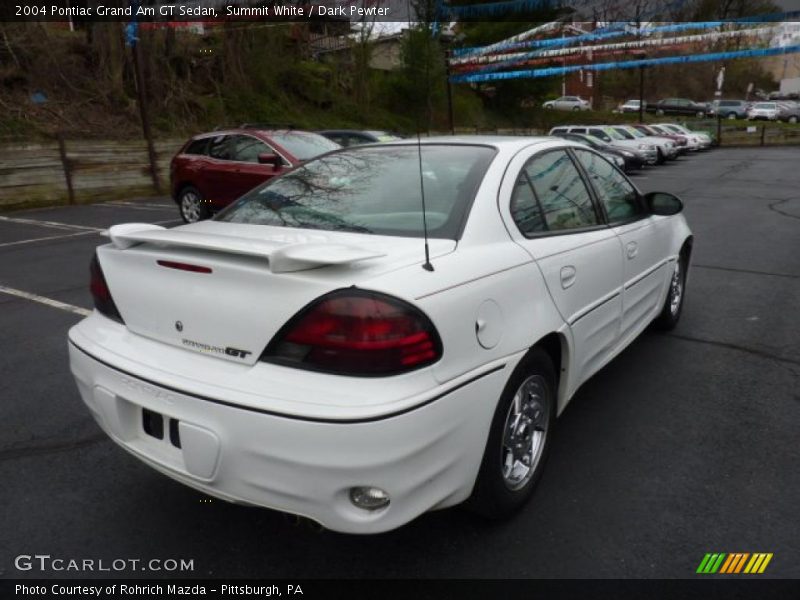 Summit White / Dark Pewter 2004 Pontiac Grand Am GT Sedan