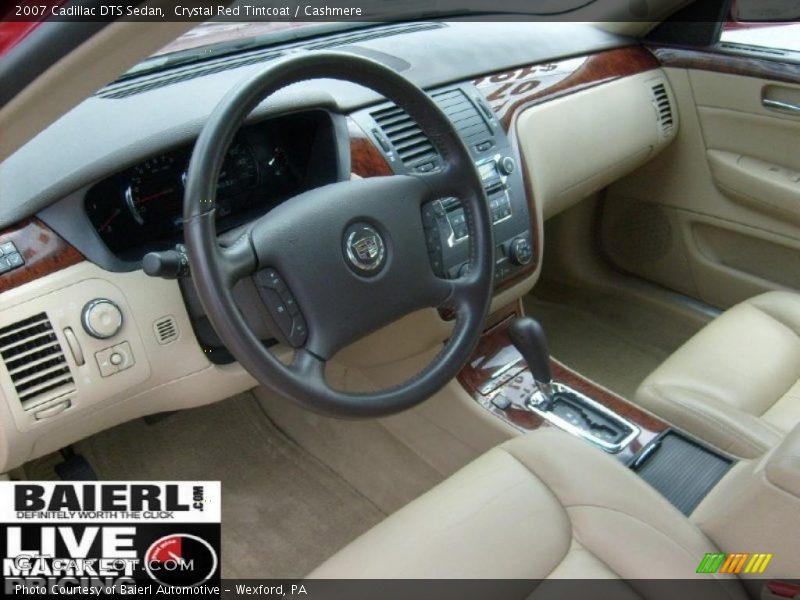 Crystal Red Tintcoat / Cashmere 2007 Cadillac DTS Sedan