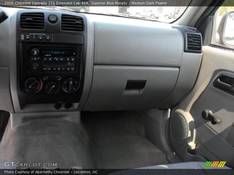 Superior Blue Metallic / Medium Dark Pewter 2005 Chevrolet Colorado Z71 Extended Cab 4x4