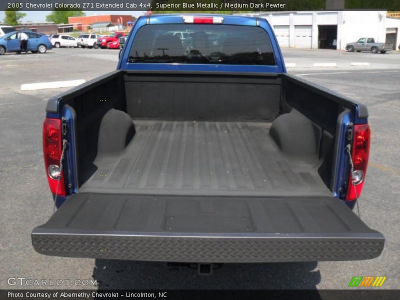 Superior Blue Metallic / Medium Dark Pewter 2005 Chevrolet Colorado Z71 Extended Cab 4x4