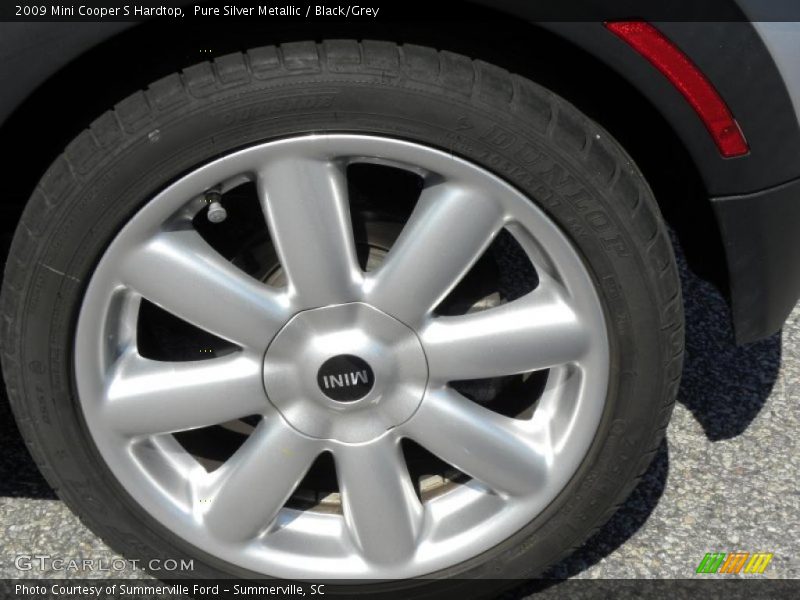 Pure Silver Metallic / Black/Grey 2009 Mini Cooper S Hardtop