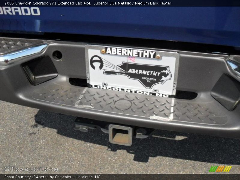 Superior Blue Metallic / Medium Dark Pewter 2005 Chevrolet Colorado Z71 Extended Cab 4x4