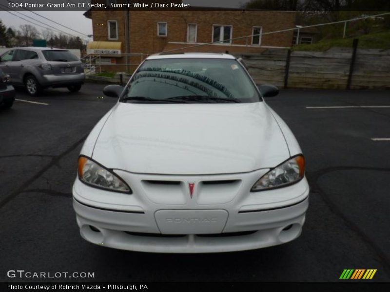 Summit White / Dark Pewter 2004 Pontiac Grand Am GT Sedan