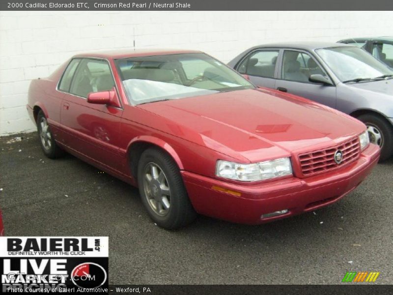 Crimson Red Pearl / Neutral Shale 2000 Cadillac Eldorado ETC