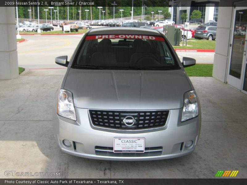Brilliant Silver / Charcoal 2009 Nissan Sentra 2.0