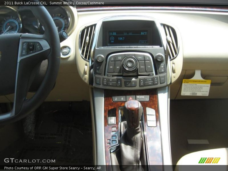 Summit White / Cocoa/Cashmere 2011 Buick LaCrosse CXL