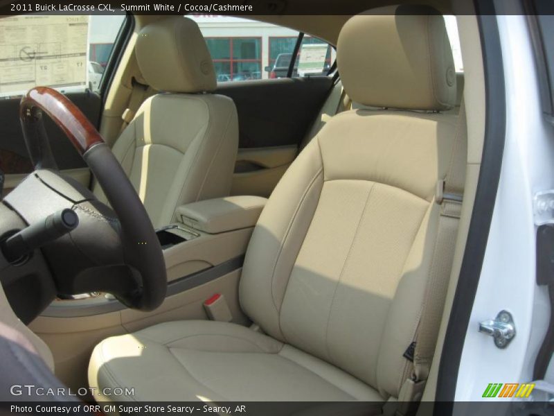 Summit White / Cocoa/Cashmere 2011 Buick LaCrosse CXL