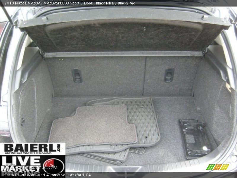 Black Mica / Black/Red 2010 Mazda MAZDA3 MAZDASPEED3 Sport 5 Door