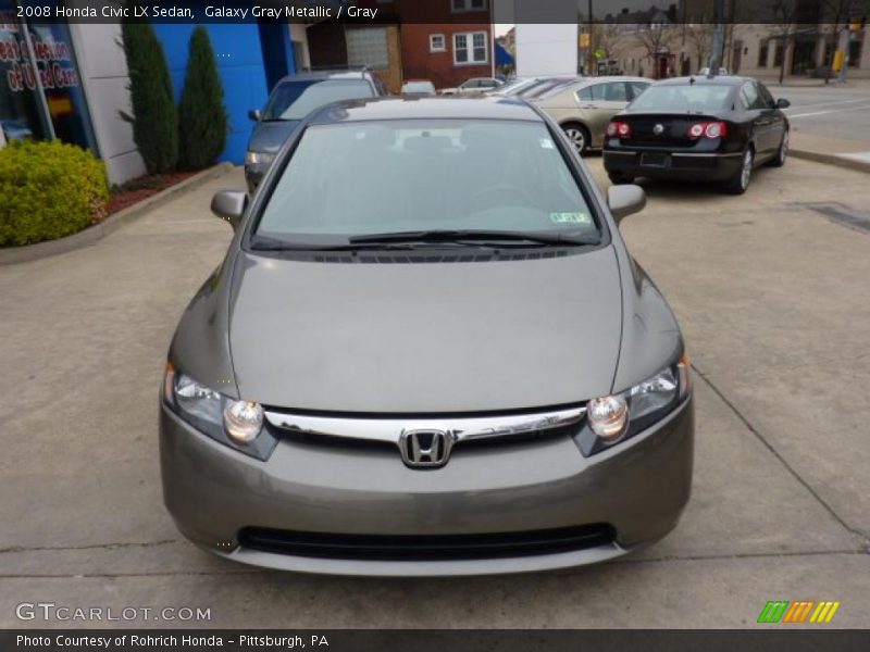 Galaxy Gray Metallic / Gray 2008 Honda Civic LX Sedan