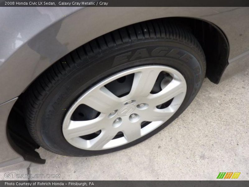 Galaxy Gray Metallic / Gray 2008 Honda Civic LX Sedan