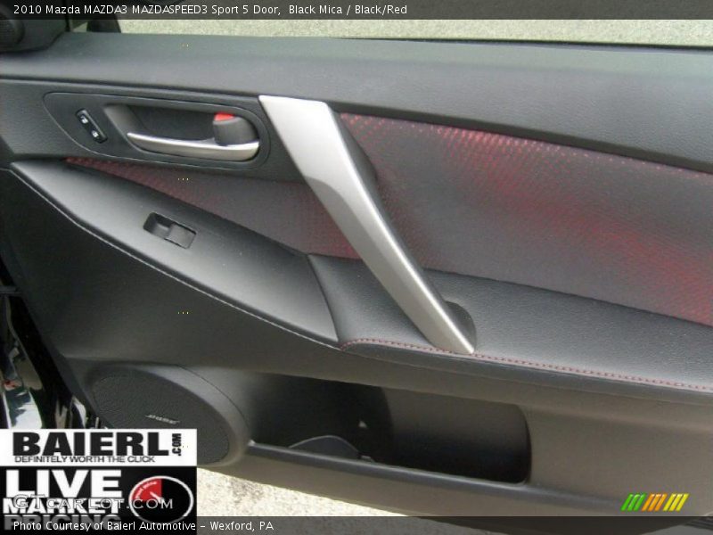 Black Mica / Black/Red 2010 Mazda MAZDA3 MAZDASPEED3 Sport 5 Door