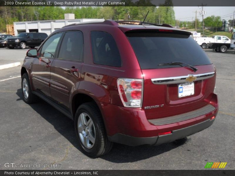 Deep Ruby Red Metallic / Light Cashmere 2009 Chevrolet Equinox LT