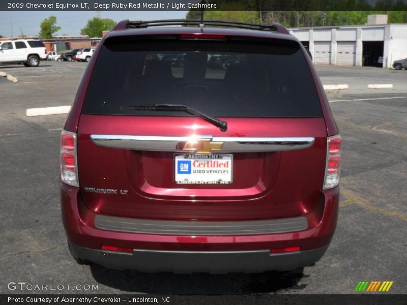 Deep Ruby Red Metallic / Light Cashmere 2009 Chevrolet Equinox LT