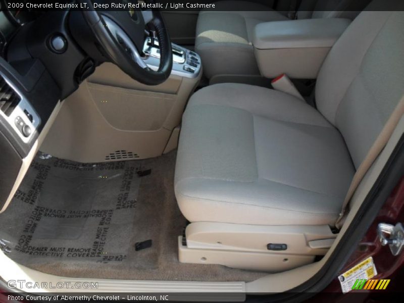 Deep Ruby Red Metallic / Light Cashmere 2009 Chevrolet Equinox LT