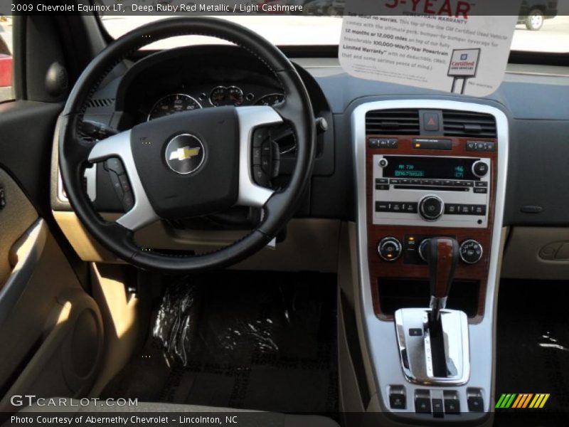 Deep Ruby Red Metallic / Light Cashmere 2009 Chevrolet Equinox LT