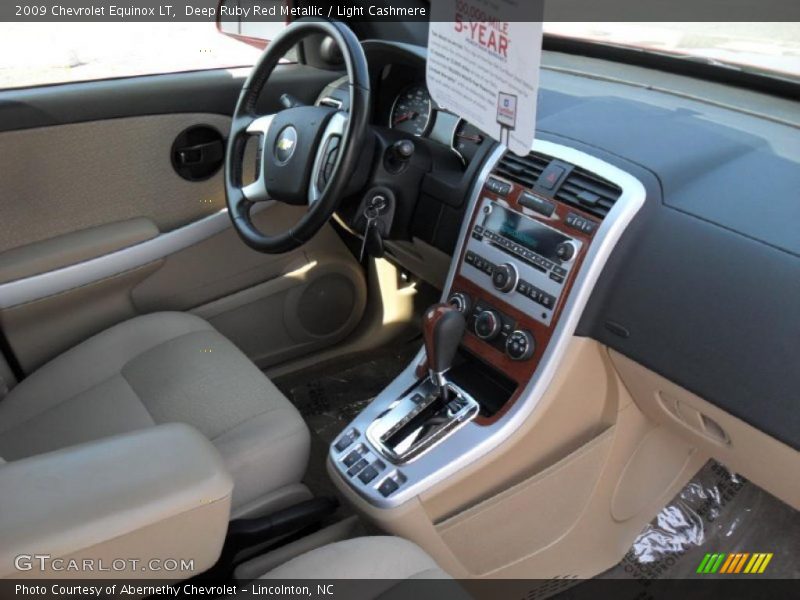 Deep Ruby Red Metallic / Light Cashmere 2009 Chevrolet Equinox LT