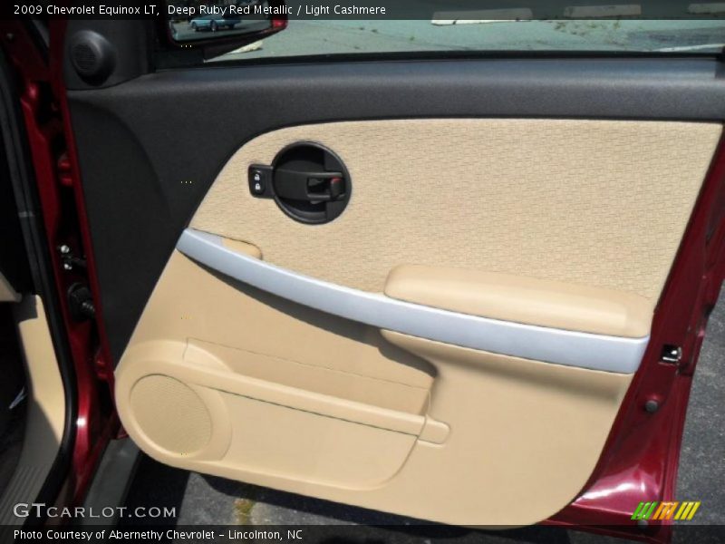 Deep Ruby Red Metallic / Light Cashmere 2009 Chevrolet Equinox LT