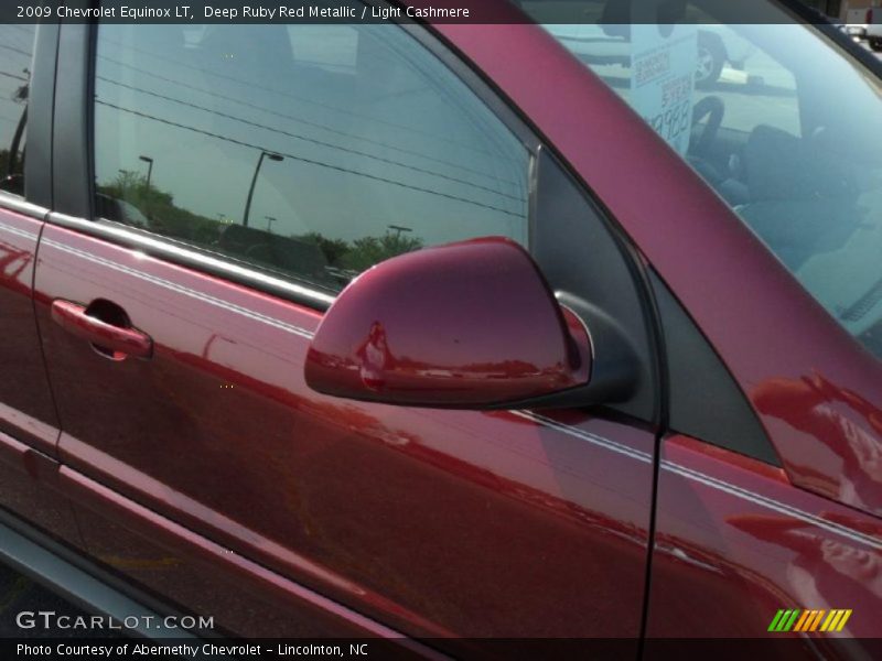 Deep Ruby Red Metallic / Light Cashmere 2009 Chevrolet Equinox LT